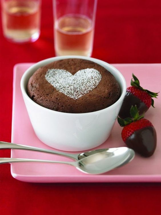 suflé-chocolate-san-valentin